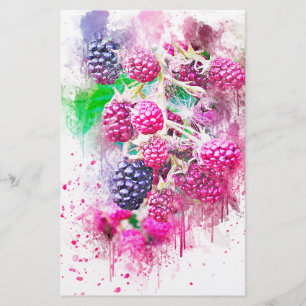 l'art des fruits de mûre abstrait