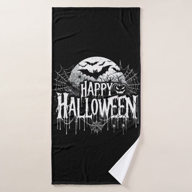 L'art d'Halloween vintage (Serviette de bain)