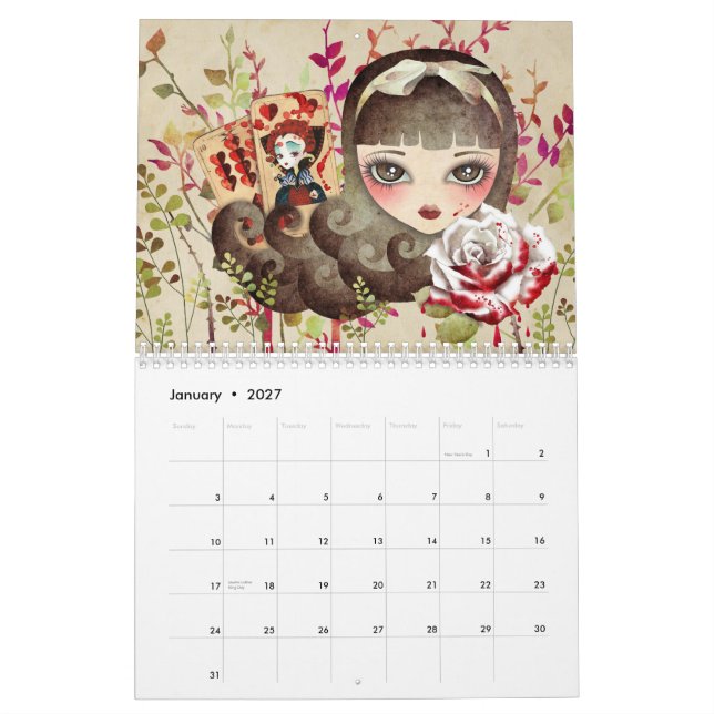 L'art du calendrier 2013 de Sandra Vargas (Jan 2027)
