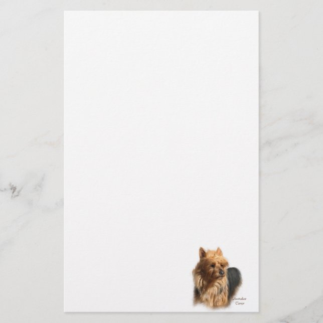 L'art du chien Terrier australien (Devant)