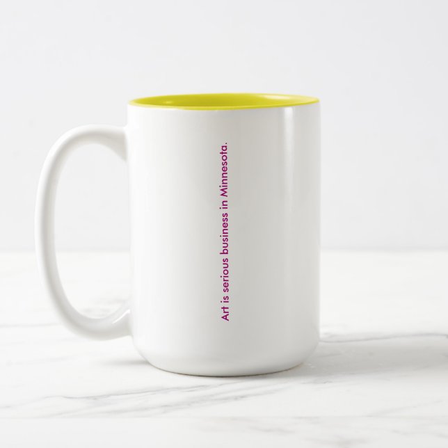 L'art est une affaire sérieuse Mug (Gauche)