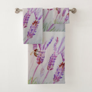 L'art floral violet de lavande ne vous inquiétez