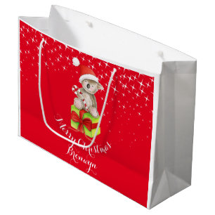 L'art mignon d'ours de koala a appelé Noël sac