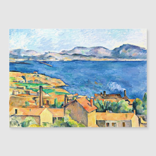 L'art Paul Cezanne, La Baie de Marseille, (Devant)