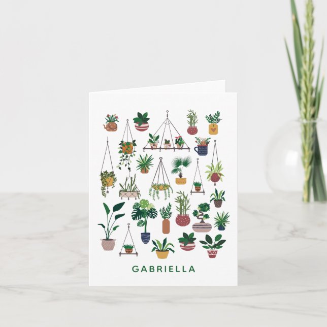 L'art personnalisé de la dame Plante de Boho (Devant)