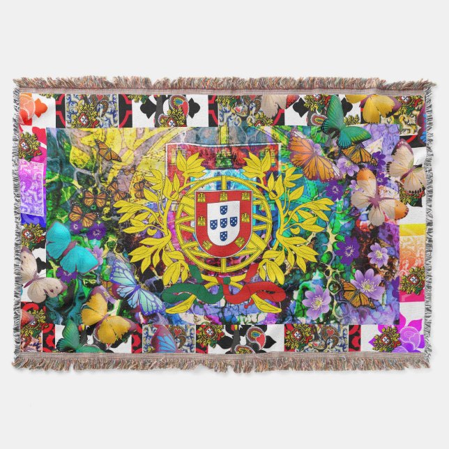 L'art populaire portugais jette une couverture (Devant)