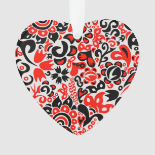 L'art populaire ukrainien motif floral abstact