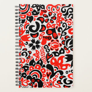 L'art populaire ukrainien motif floral abstact