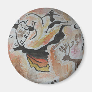 L'art rupestre Magnet Abstrait