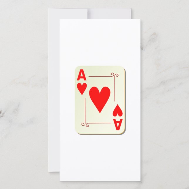 L'As des Coeurs Jouer Carte (Devant)