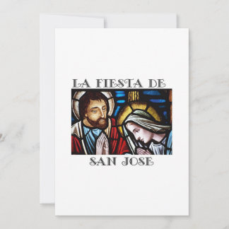 Las Fiesta de San Jose Carte de voeux St. Joseph's