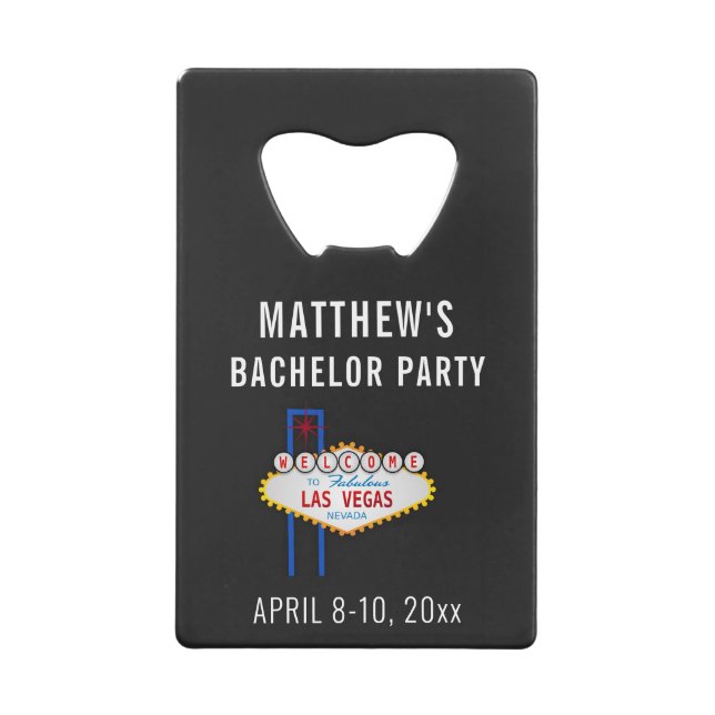 Las Vegas Bachelor Party Trip Favoriser (Devant)