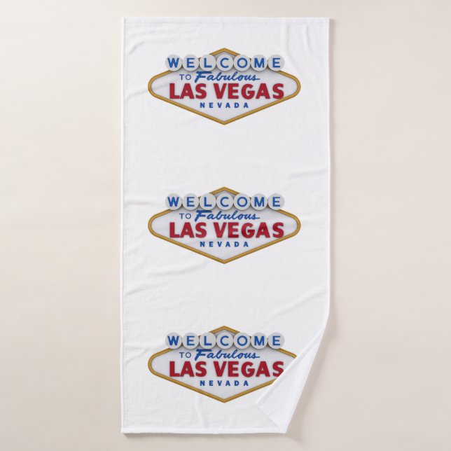Las Vegas bathroom and kitchen towels (Serviette de bain)
