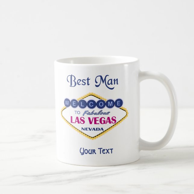 Las Vegas Best Man Mug (Droite)