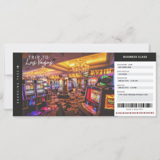Las Vegas Boarding Pass Vacances voyage billet