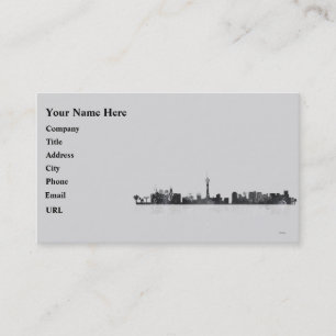 LAS VEGAS, CARTE DE VISITE NEVADA SKYLINE