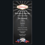 Las Vegas Casino Dice Cards Programme de mariage<br><div class="desc">Las Vegas Casino Dice Wedding Programme,  parfait pour correspondre à la collection dans le magasin Wow Wow Meow! Impression arrière incluse.</div>