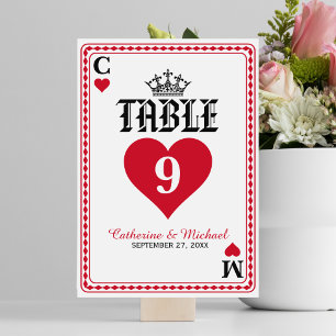 Las Vegas Casino Mariage de carte de jeu