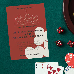 Las Vegas Casino Skyline Faire-part de mariage