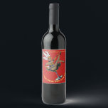 Las Vegas Casino Thème personnalisé étiquette de v<br><div class="desc">Design showgirl casino coloré avec modèles textuels personnalisés pour créer votre propre étiquette de vin pour tout événement ou fête. Vin sur mesure ou vin mousseux étiquettes montrés ici avec un arrière - plan rouge chanceux. Personnaliser pour votre mariage ou célébrations de destination de toute nature.</div>