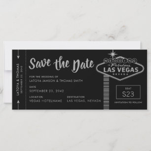 Las Vegas Destination Boarding Pass Enregistrer la
