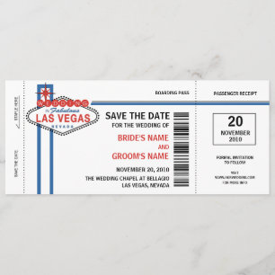 Las Vegas Enregistrer la date Invitations