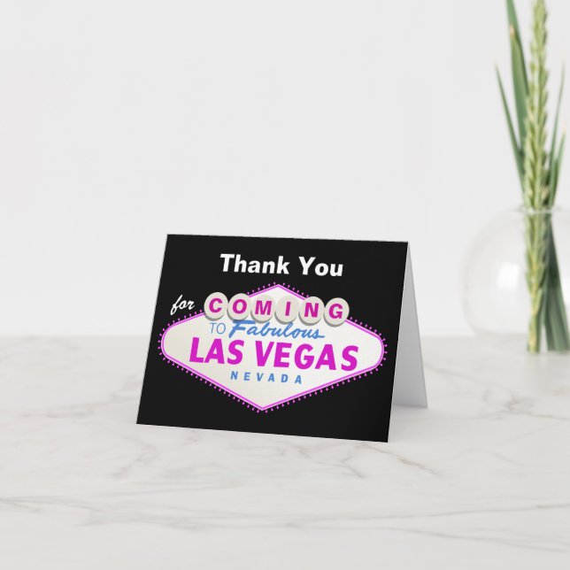 Las Vegas enseigne mariage de destination Merci (Devant)