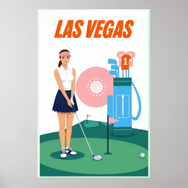 Las Vegas Golf poster (Devant)