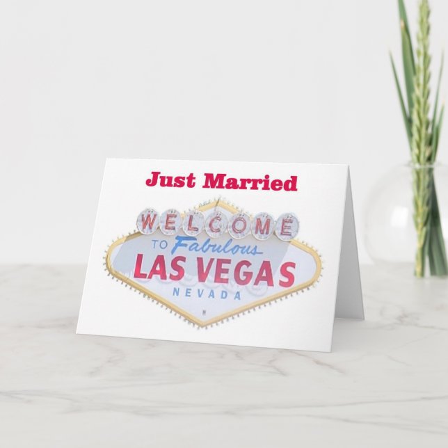 Las Vegas Juste Des Cartes Mariées (Devant)