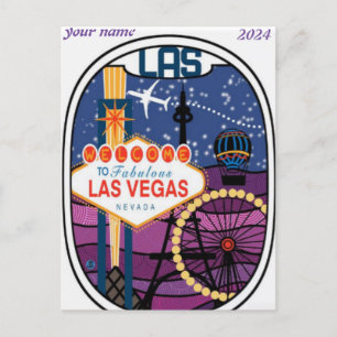 Las Vegas, Nevada Carte postale de la skyline