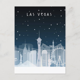 Las Vegas, Nevada   Carte postale de la skyline