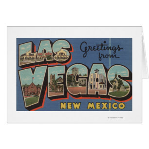 Las Vegas, Nouveau-Mexique - Grandes Lettres Scène