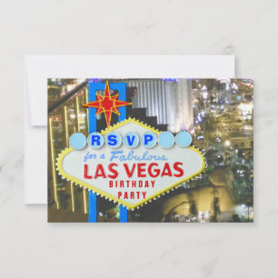 Las Vegas Party RSVP 21e anniversaire