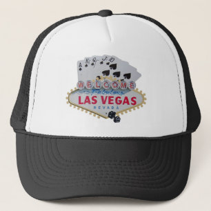 Las Vegas Royal Flush Casquette avec jeu de dés