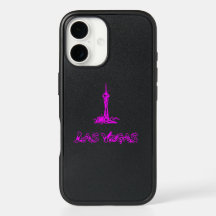 Las Vegas Stratosphere Neon Rose Croquis iPhone