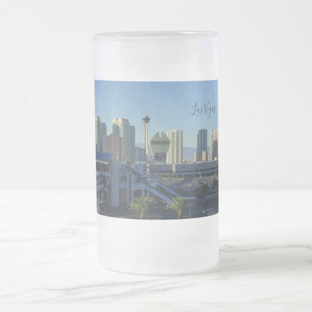 Las Vegas Strip Ahead Frosted Mug (Centre)