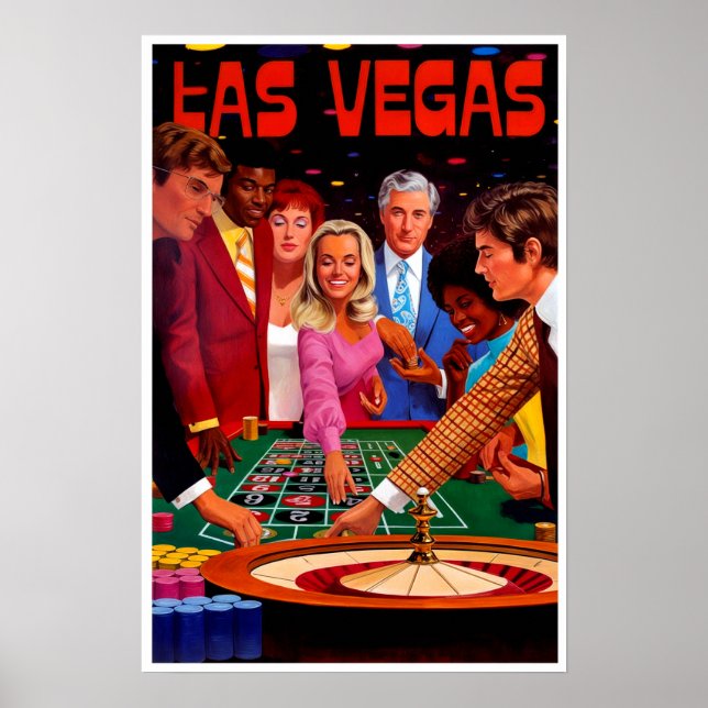Las Vegas travel poster (Devant)