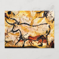 Lascaux Cave Peinture de Bull Carte Postale