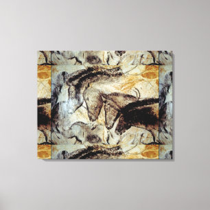 Lascaux Cave Peinture de Chevaux sur toile