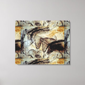 Lascaux Cave Peinture de Chevaux sur toile