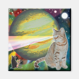 Laser-Cat Mossbody Magnet