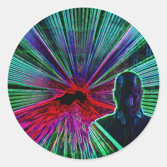 Lasers sur autocollants DJ (Devant)