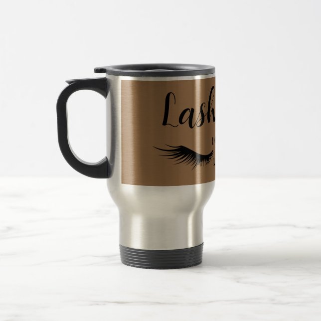 Lash Artiste de Voyage promotionnel Mug (Gauche)