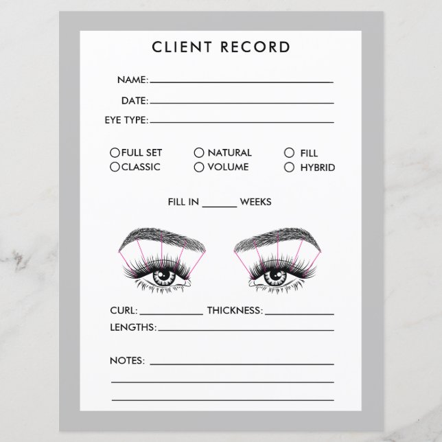 Lash Client Record Ajouter un logo (Devant)