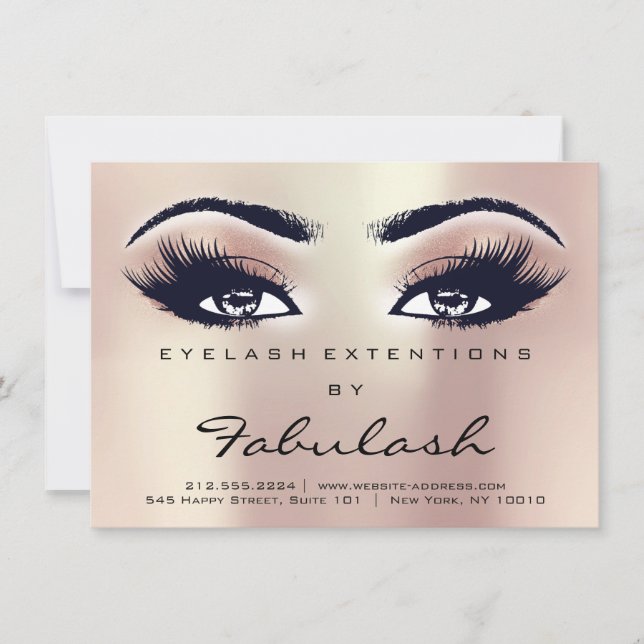 Lash Extension Instructions de post-soins Pink Blu (Devant)