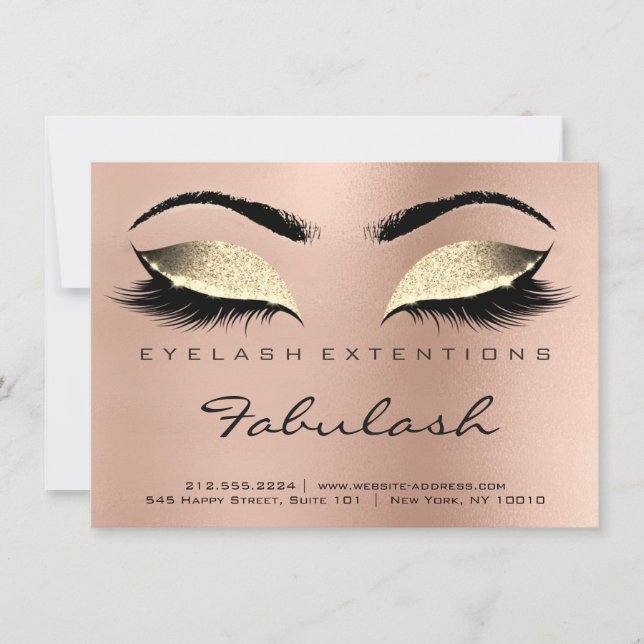 Lashes Extension de soins postérieurs Instruction  (Devant)