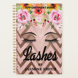 Lashes Rose Parties scintillant or Floral Rendez-