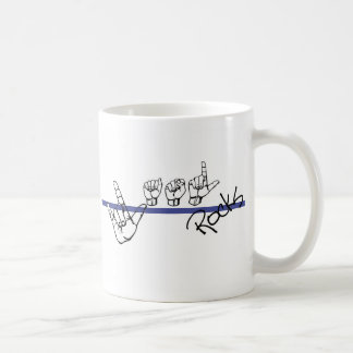 L'ASL bascule la tasse de café (le côté)