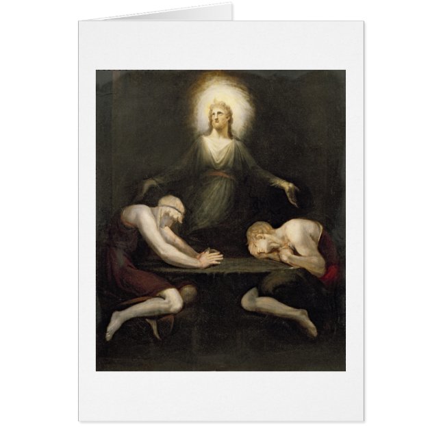L'aspect du Christ chez Emmaus, 1792 (huile sur c (Devant)