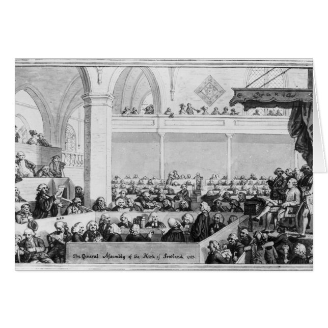 L'Assemblée générale du Kirk d'Écosse (Devant horizontal)